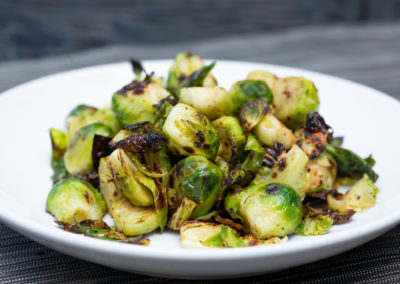 Organic Charred Brussels Sprouts