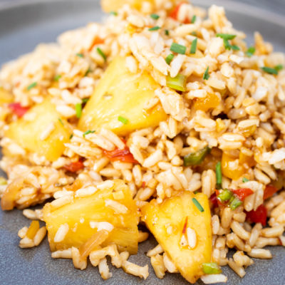 Pineapple Ginger Fried Rice Tray