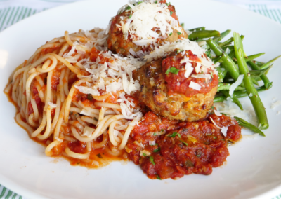 Spaghetti & Market Meatballs Marinara